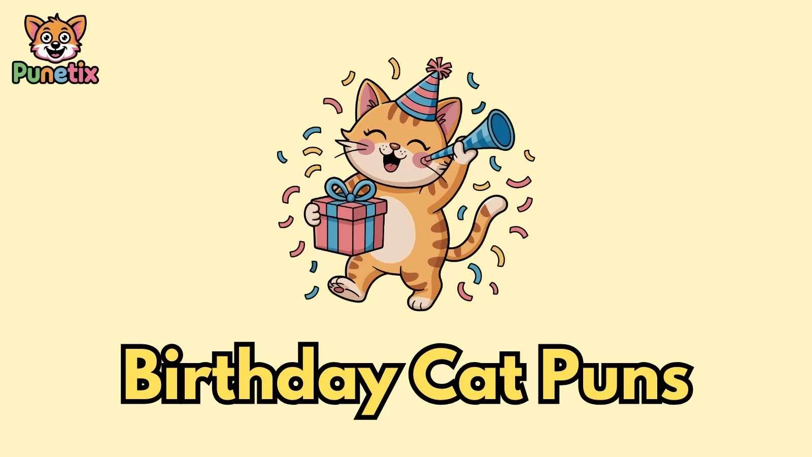 Birthday Cat Puns