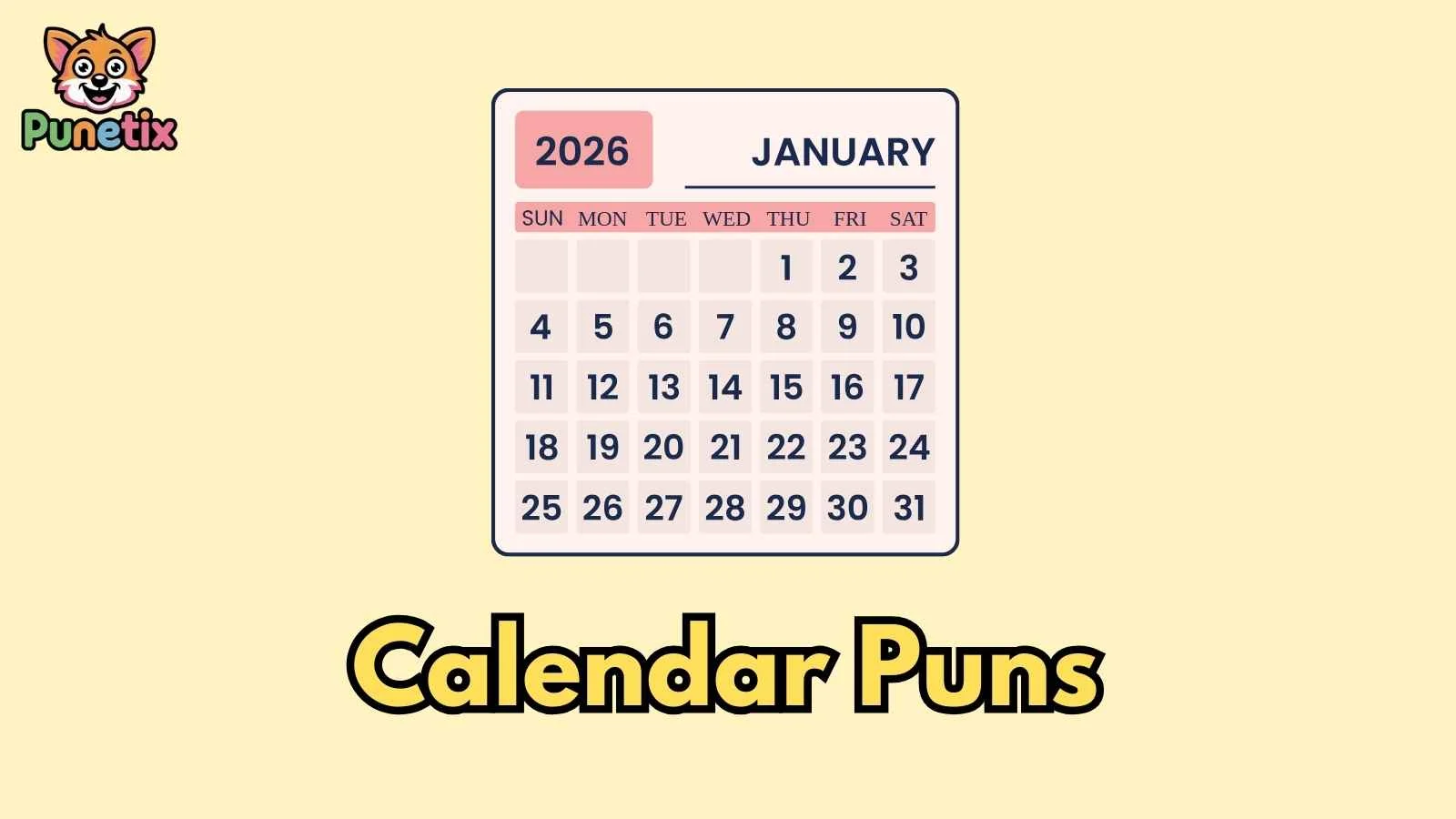 Calendar Puns